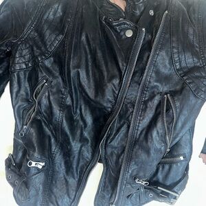 FP Movement by Free People Black Leather Jacket